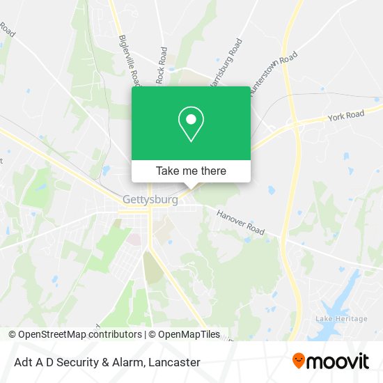 Adt A D Security & Alarm map
