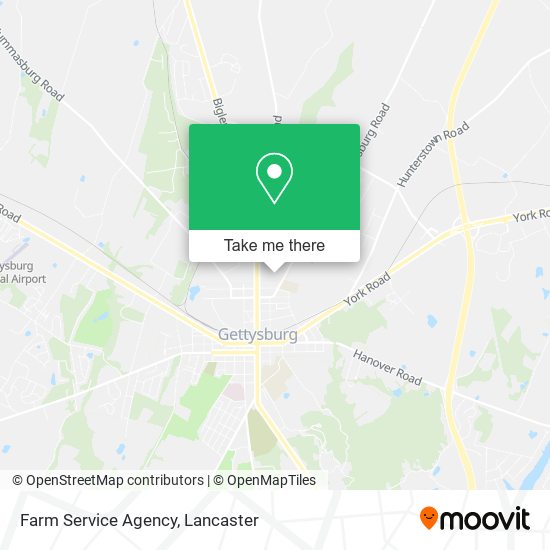 Mapa de Farm Service Agency
