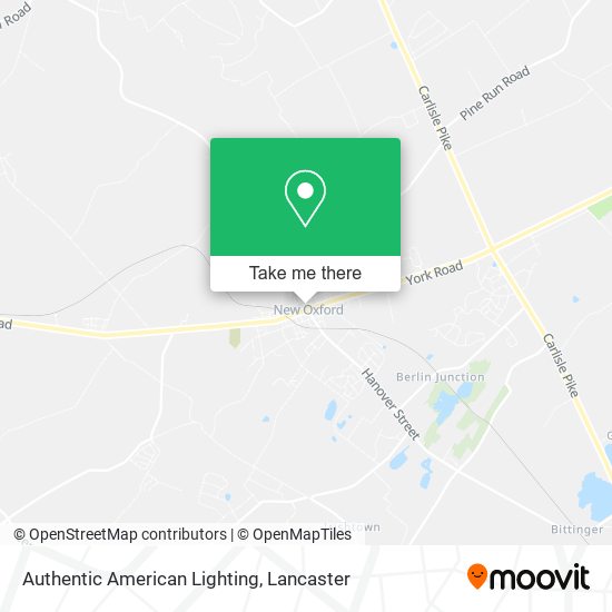 Mapa de Authentic American Lighting