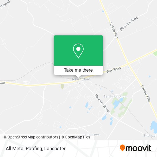 All Metal Roofing map
