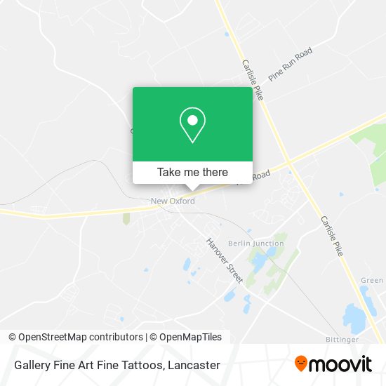 Gallery Fine Art Fine Tattoos map