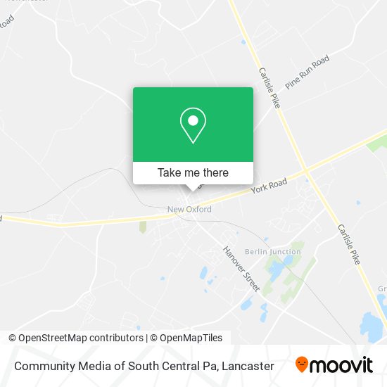 Community Media of South Central Pa map