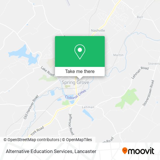 Alternative Education Services map