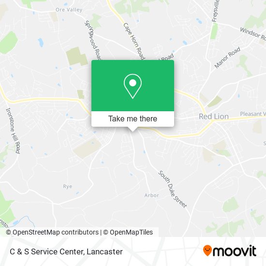 Mapa de C & S Service Center