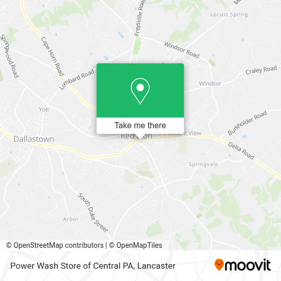Power Wash Store of Central PA map
