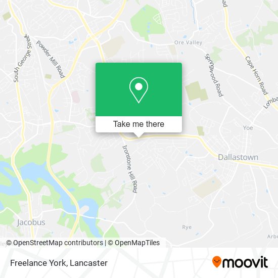 Mapa de Freelance York