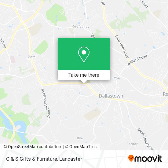 C & S Gifts & Furniture map