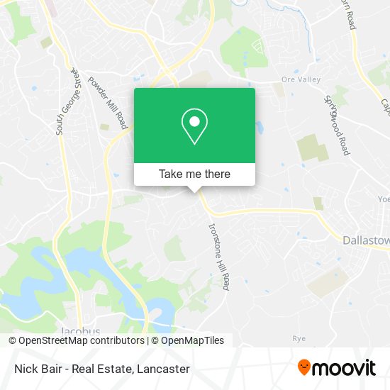 Nick Bair - Real Estate map