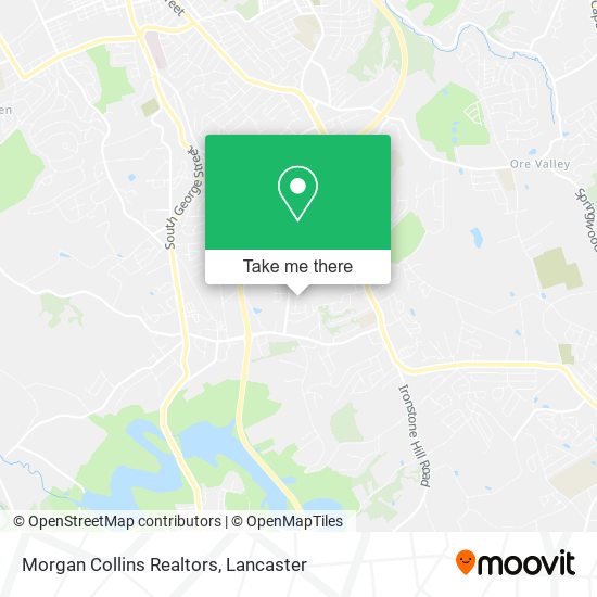 Morgan Collins Realtors map