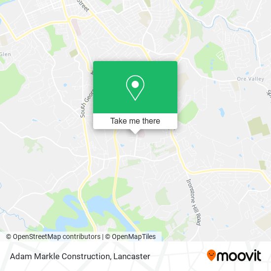 Adam Markle Construction map