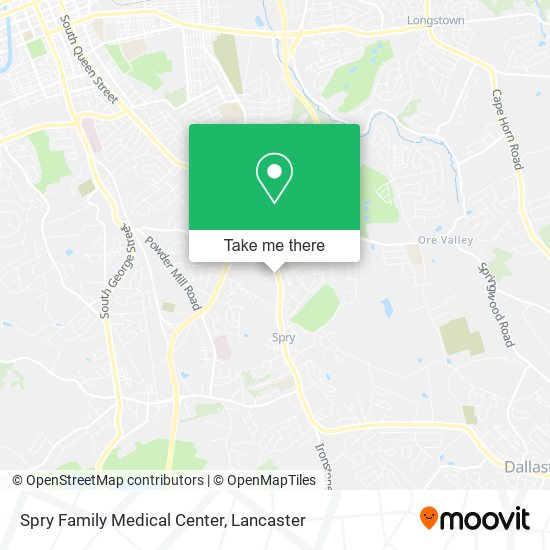 Spry Family Medical Center map