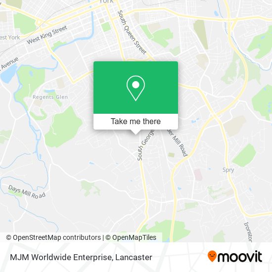 Mapa de MJM Worldwide Enterprise