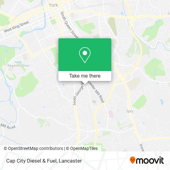 Cap City Diesel & Fuel map