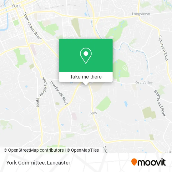York Committee map