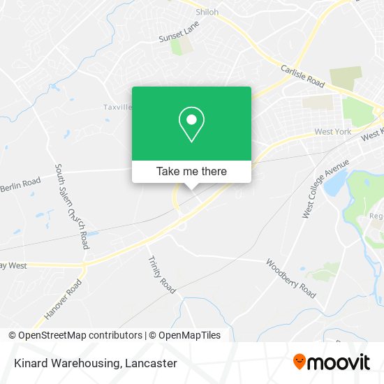 Mapa de Kinard Warehousing