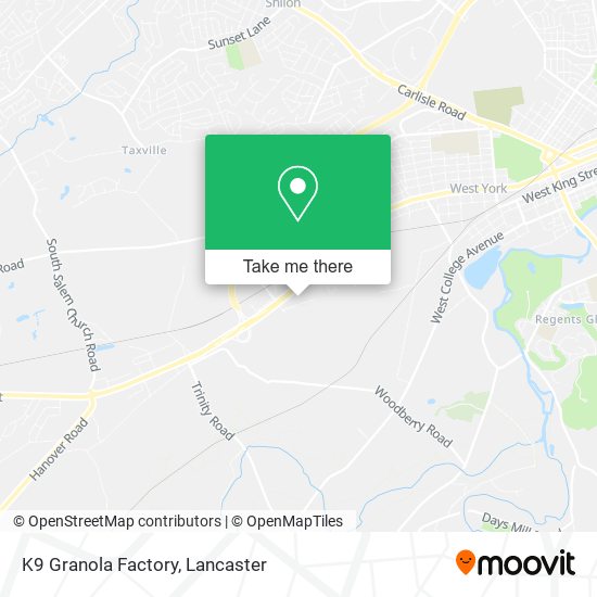 K9 Granola Factory map