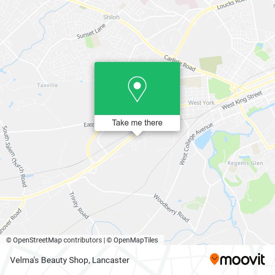 Velma's Beauty Shop map