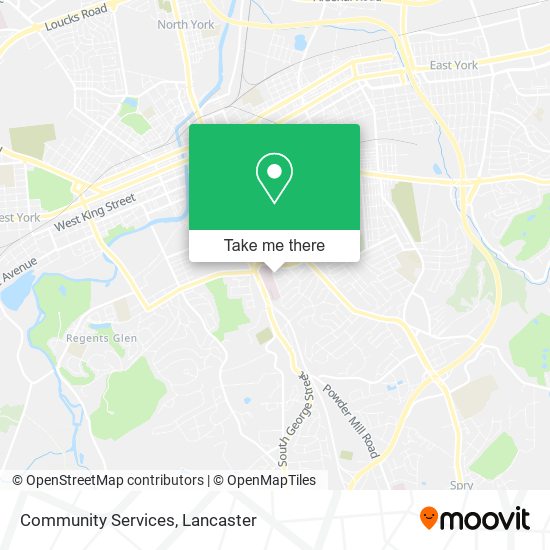 Mapa de Community Services
