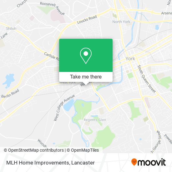 MLH Home Improvements map
