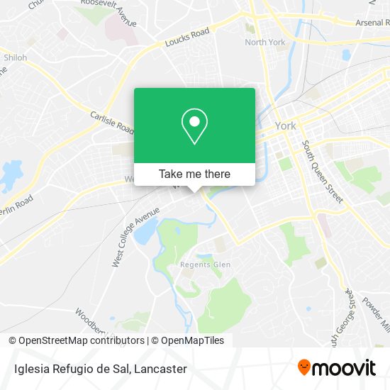 Iglesia Refugio de Sal map