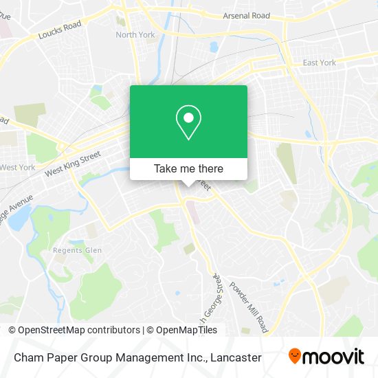 Cham Paper Group Management Inc. map