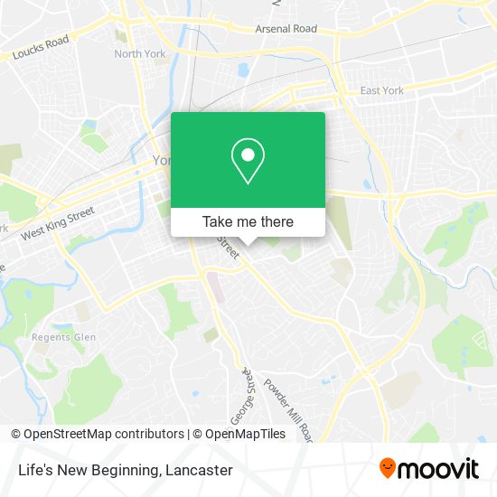 Life's New Beginning map