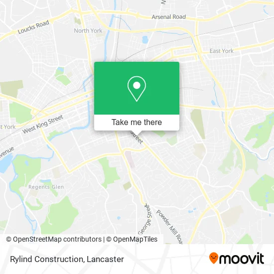 Rylind Construction map