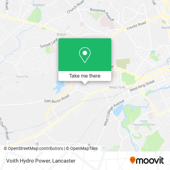 Mapa de Voith Hydro Power