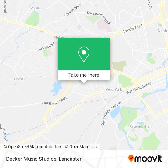 Mapa de Decker Music Studios