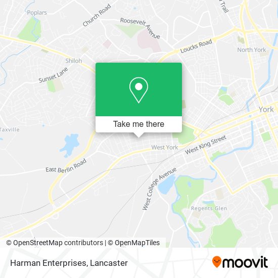 Harman Enterprises map