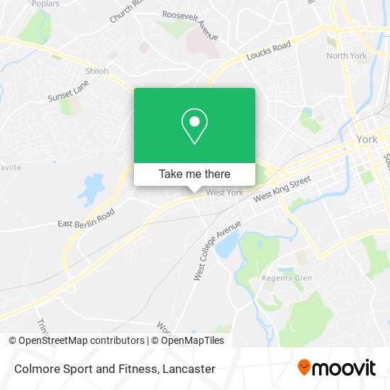 Mapa de Colmore Sport and Fitness