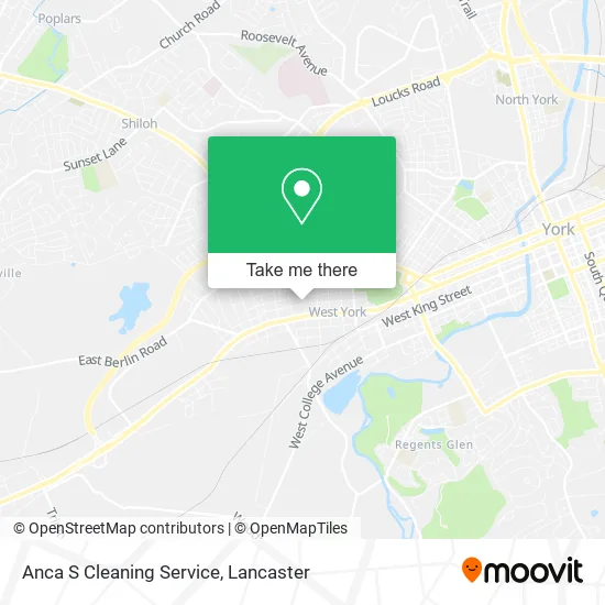 Anca S Cleaning Service map