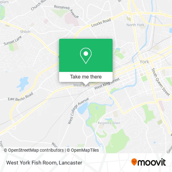 West York Fish Room map
