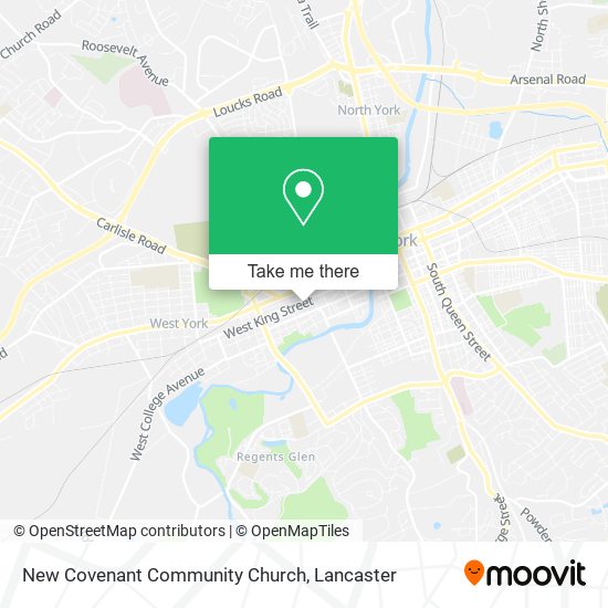 New Covenant Community Church map