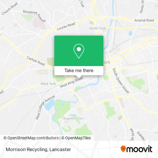 Morrison Recycling map