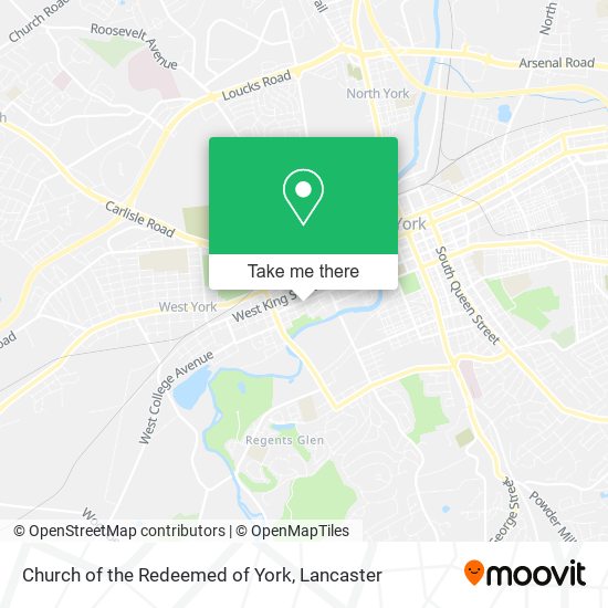 Mapa de Church of the Redeemed of York
