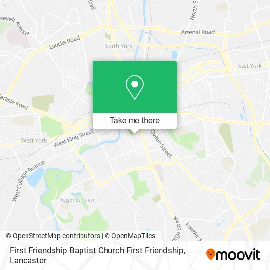 First Friendship Baptist Church First Friendship map