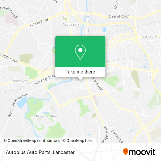 Autoplus Auto Parts map