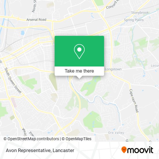 Avon Representative map