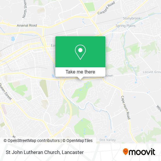 St John Lutheran Church map