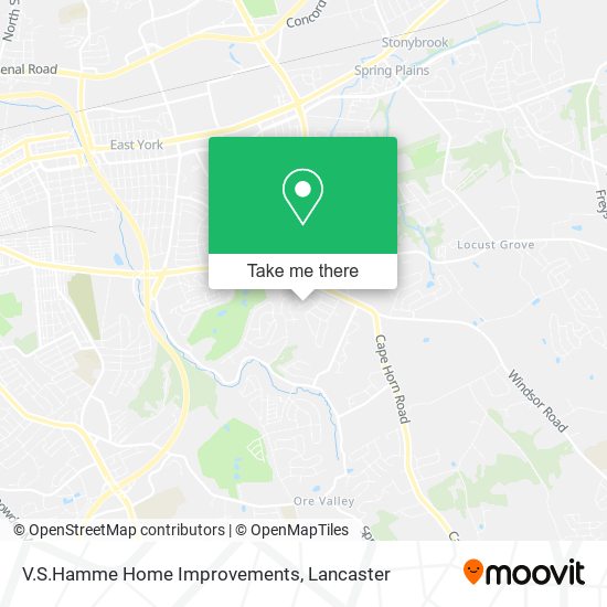 Mapa de V.S.Hamme Home Improvements