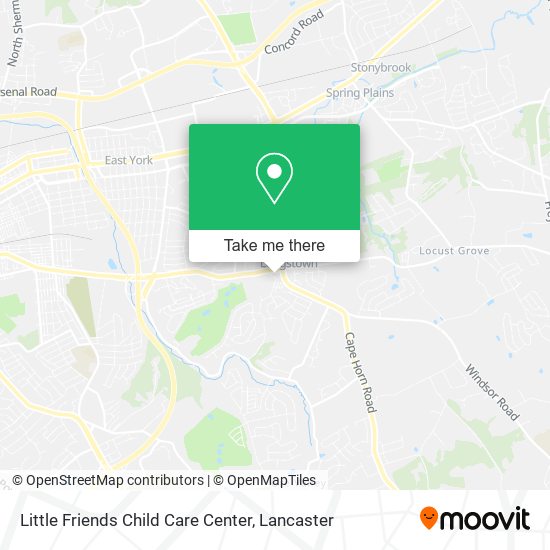 Mapa de Little Friends Child Care Center