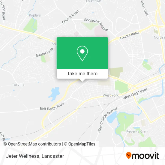 Jeter Wellness map