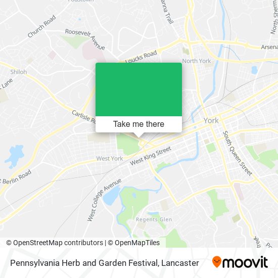 Pennsylvania Herb and Garden Festival map