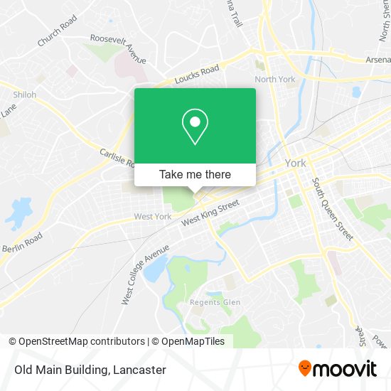 Old Main Building map
