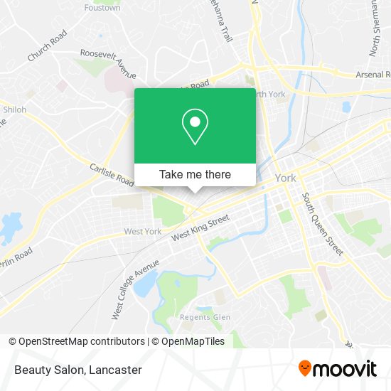 Mapa de Beauty Salon