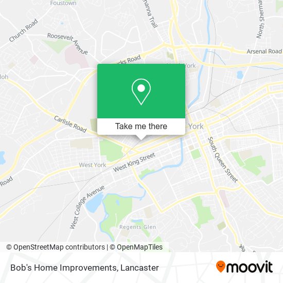 Bob's Home Improvements map