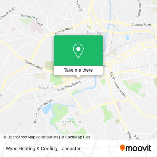 Wynn Heating & Cooling map