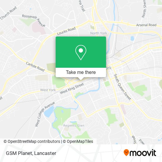 Mapa de GSM Planet