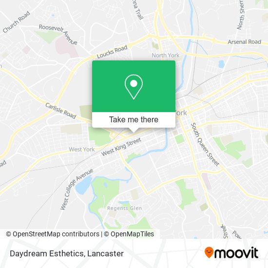 Daydream Esthetics map